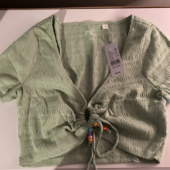 Pacsun seeded keyhole shirt - Picture 4 of 5